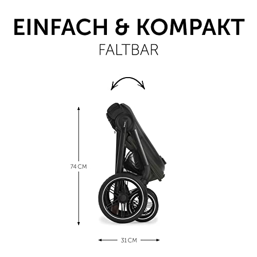 Hauck Walk N Care Premium Buggy mit Zubehör – Grün