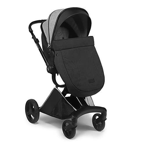 Skiddoü Nasjo 2in1 Kinderwagen mit Babywanne – Hellgrau