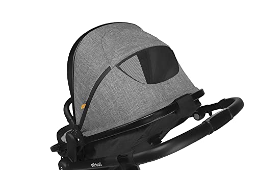 Skiddoü Nasjo 2in1 Kinderwagen mit Babywanne – Hellgrau