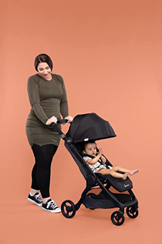 Ergobaby Metro+ Buggy – Kompakt und Kompatibel – Schwarz