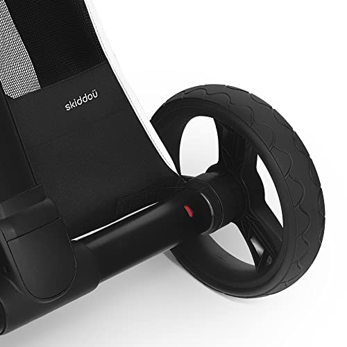 Skiddoü Nasjo 2in1 Kinderwagen mit Babywanne – Hellgrau