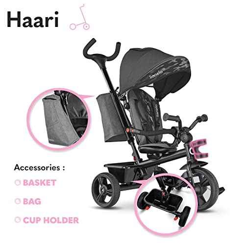 Lionelo Haari 2in1 Dreirad mit Schubstange – Blau