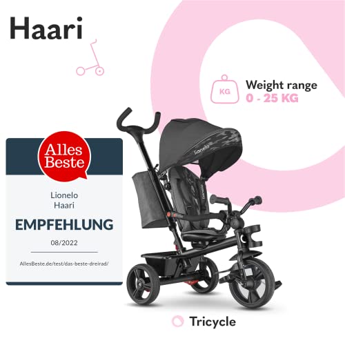 Lionelo Haari 2in1 Dreirad mit Schubstange – Blau