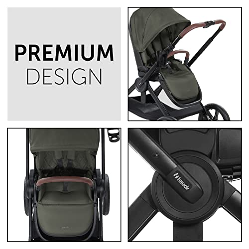 Hauck Walk N Care Premium Buggy mit Zubehör – Grün