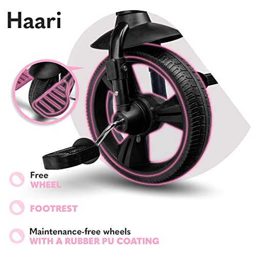 Lionelo Haari 2in1 Dreirad mit Schubstange – Blau