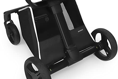 Skiddoü Nasjo 2in1 Kinderwagen mit Babywanne – Hellgrau