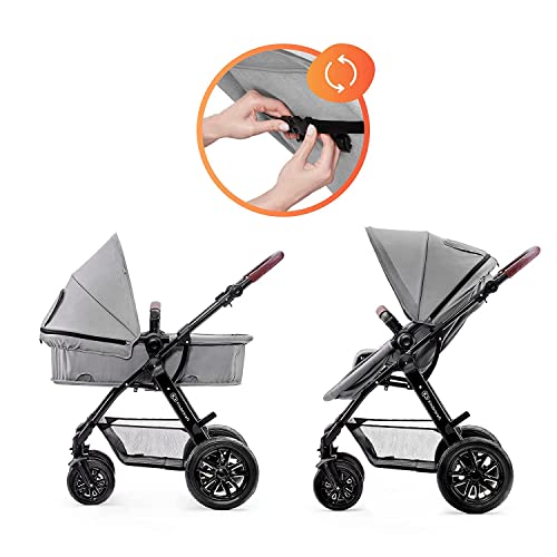 Kinderkraft MOOV 3in1 Kinderwagenset – Grau