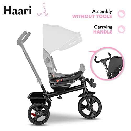 Lionelo Haari 2in1 Dreirad mit Schubstange – Blau