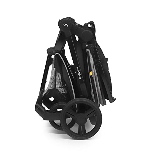 Skiddoü Nasjo 2in1 Kinderwagen mit Babywanne – Hellgrau