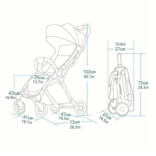 Ayulop Faltbarer Reisebuggy – Schwarz