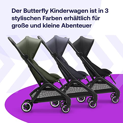 Bugaboo Butterfly Reise-Kinderwagen – Midnight Black