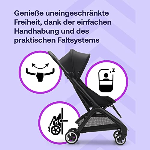 Bugaboo Butterfly Reise-Kinderwagen – Midnight Black