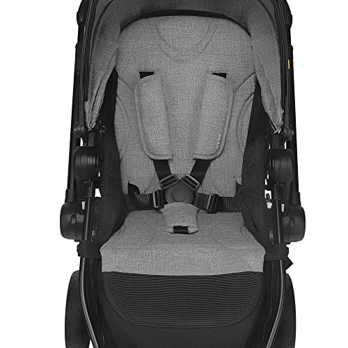 Skiddoü Nasjo 2in1 Kinderwagen mit Babywanne – Hellgrau