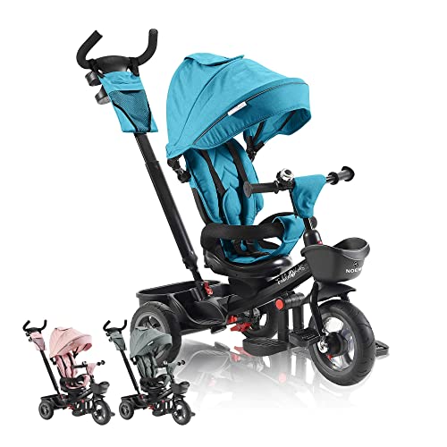 FableKids Noemi 5in1 Dreirad mit Zubehör – Türkis
