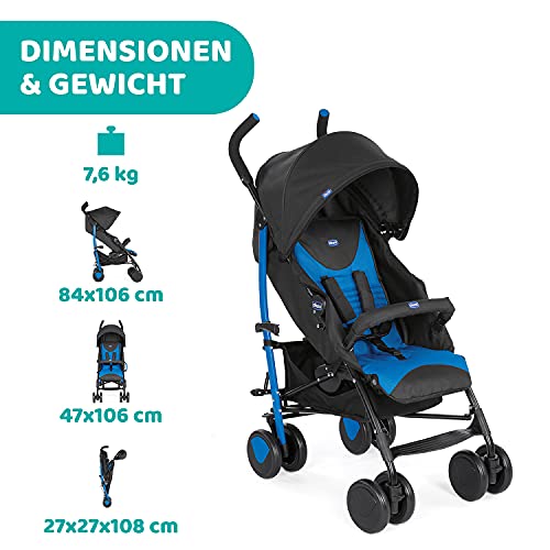 Chicco Echo Buggy – Schlafposition – Schwarz