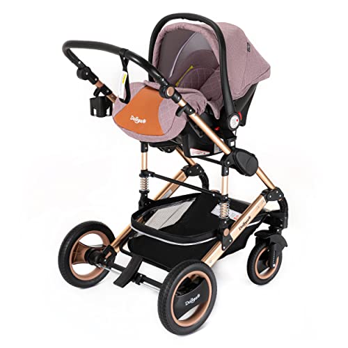 Daliya Bambimo 3in1 Riesenset Kombikinderwagen – Khaki