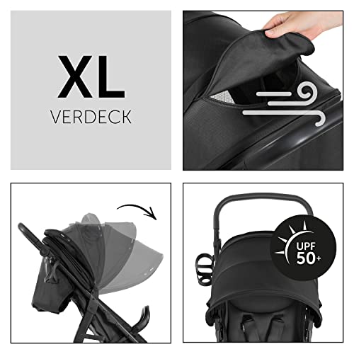 Hauck Rapid 4D Air Buggy mit Luftreifen – Schwarz