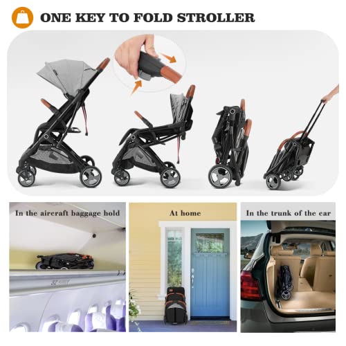 Blahoo Reisebuggy mit Liegefunktion – Schwarz